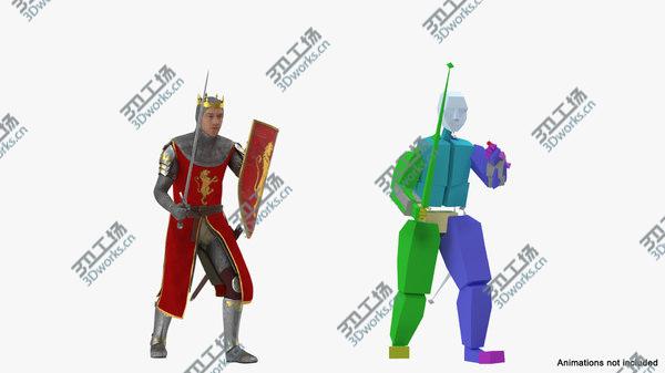 images/goods_img/20210312/3D Crusader Knight King Rigged/4.jpg